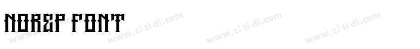 Norep font字体转换 Norep font字体转换